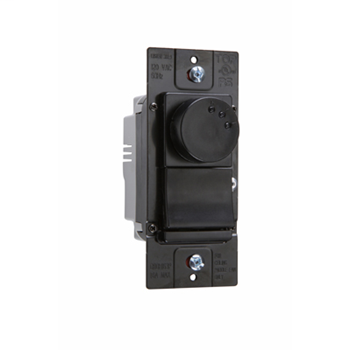 Decorator Rotary DR Series Fan Speed Control, Black