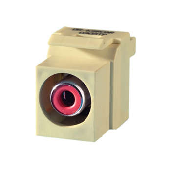 Product image for KEYSTONE RCA RED FEED THRU LA (M10)