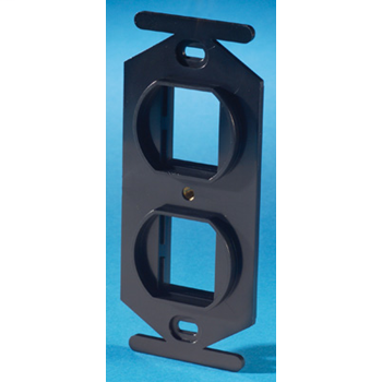 TracJack 106-Type Frame, two-port, Black
