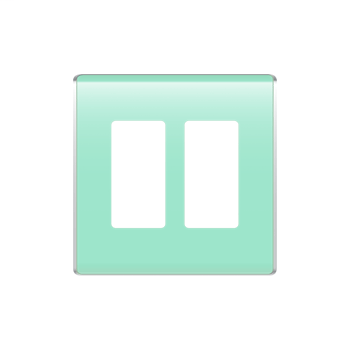 2-Gang Studio Wall Plate, Cozumel