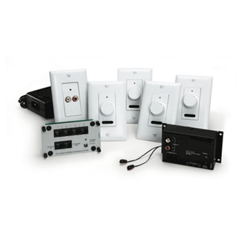 lyriQ™ Single Source Four Zone Kit with knobs, White (includes power supply)