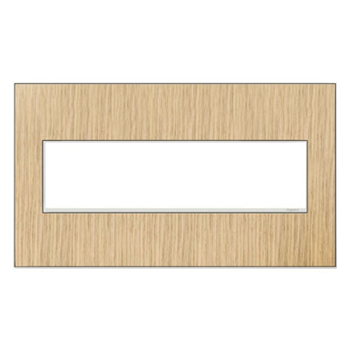 Product image for Pass & Seymour AWM4G-FH4 4-Gang 2-Module Wall Plate - French Oak
