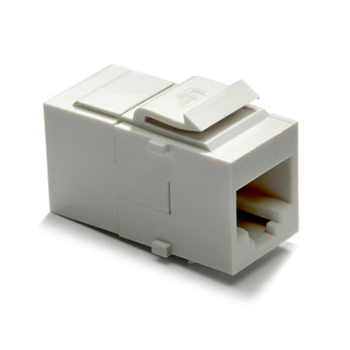 On-Q WP3451-WH RJ45 Category 5E White Keystone Coupler Product image for On-Q WP3451-WH RJ45 Category 5E White Keystone Coupler