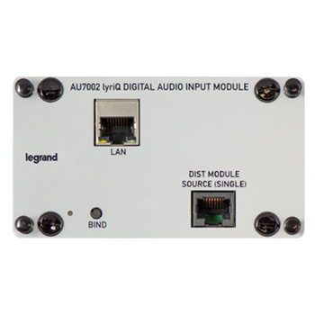 Product image for On-Q AU7002 Gray RJ45 Audio System Digital Input Module