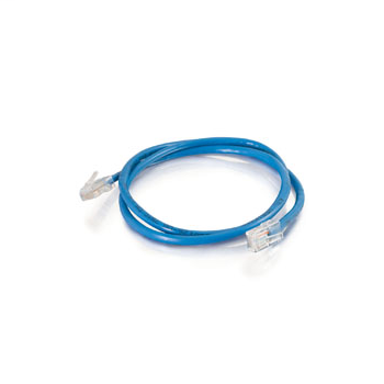 6ft Value Series Cat6 Non-Booted Patch Cord - Blue