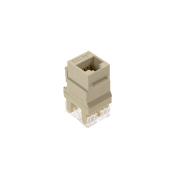WP3450-LA - Category 5e RJ45 Keystone Connector, Light Almond
