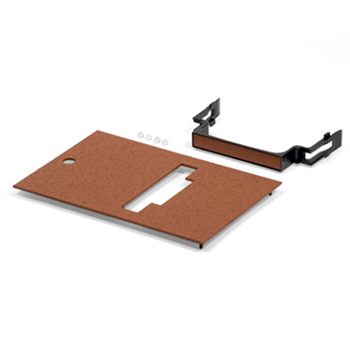 Outdoor Ground Box Cover Plate Kit, Brown