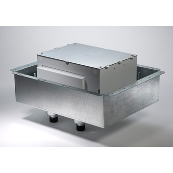 Product image for Wiremold EFB8S-FC 8-GANG FLOOR BOX STEEL FIRE CLASSIFIED