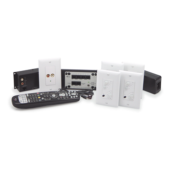 lyriQ™ Single Source Four Zone Kit, White (includes power supply)