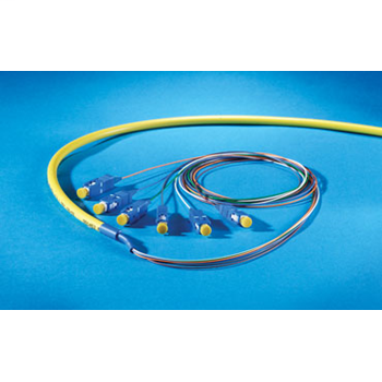 single mode Pigtail, 6-fiber, 900 μm, SC-UPC, 1 meter
