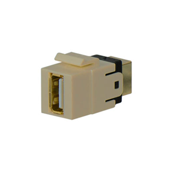Product image for OnQ WP1221IV USB 2.0 A/B COUPLER IN
