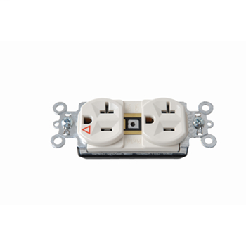 PlugTail® Isolated Ground Spec Grade Receptacles, 20A, 125V, Light Almond