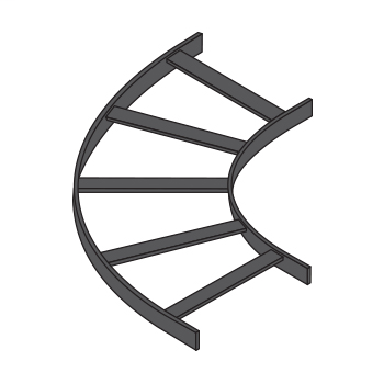 90° Horizontal Elbow