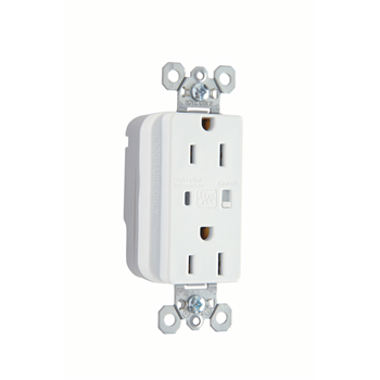 PlugTail® Extra Heavy-Duty Surge Protective Duplex Receptacle, White