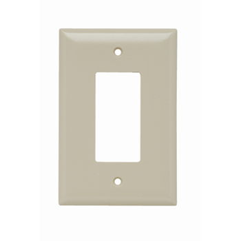 Pass & Seymour SPO26-I 1-Gang 1-Decorator Ivory Smooth Thermoset Plastic Jumbo Wallplate Pass & Seymour SPO26-I 1-Gang 1-Decorator Ivory Smooth Thermoset Plastic Jumbo Wallplate
