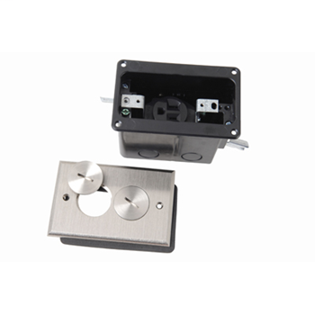 Pass & Seymour FB1TRSRN Tamper Resistant Floor Box Assembly for One Gang Wood Sub-Floor Pass & Seymour FB1TRSRN Tamper Resistant Floor Box Assembly for One Gang Wood Sub-Floor