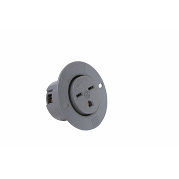 Flanged Outlet, Gray