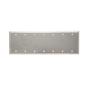 Pass & Seymour SS601 7-Gang 7-Toggle Switch Smooth Brushed Stainless Steel Standard Wallplate Pass & Seymour SS601 7-Gang 7-Toggle Switch Smooth Brushed Stainless Steel Standard Wallplate