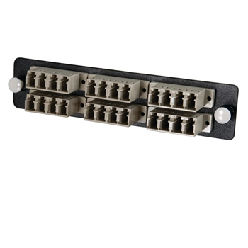Q-Series™ 24-Strand, LC Quad, PB Insert, MM, Beige LC Adapter Panel