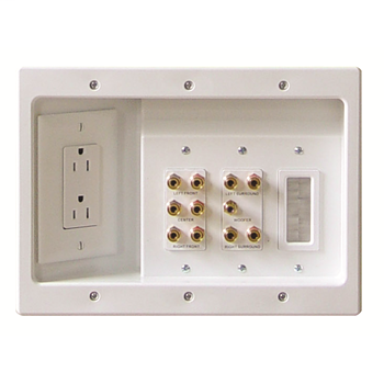 Pass & Seymour HT2103-WH-V1 Home Theater Connection Kit Product image for Pass & Seymour HT2103-WH-V1 Home Theater Connection Kit