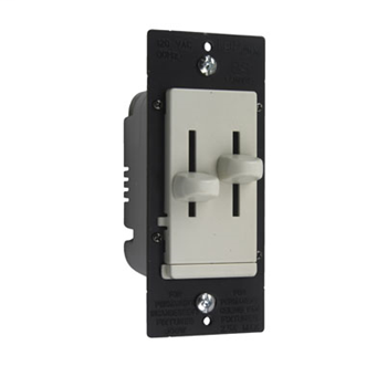 LS Series Dual Fan Speed/Dimmer Control, Light Almond