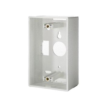 Single Gang Surface Mount Box, White