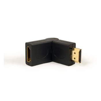 Hinged HDMI Male-to-Female Adapter