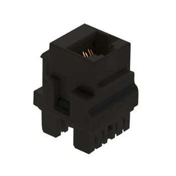 Product image for OnQ WP3458BK CAT5E RJ45 T568 A/B CO