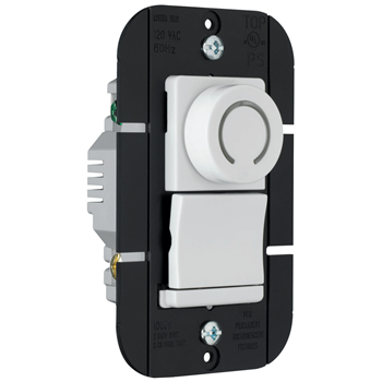 Decorator Rotary DR Series Dimmer, White