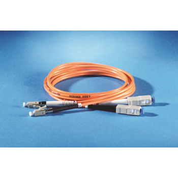 Multimode, 62.5/125, Duplex Patch Cord, LC to SC, 1 meter in length
