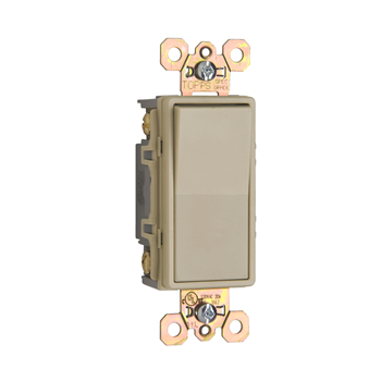 Illuminated Decorator Switch, Ivory