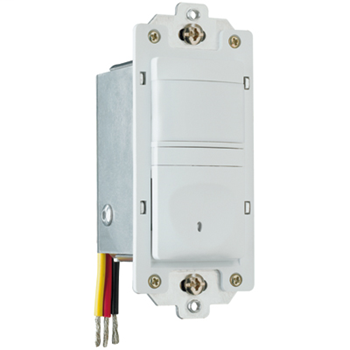 Product image for Pass & Seymour RWDU500-W Occupancy / Vacancy Sensor / Dimmer, 3W 500W - White