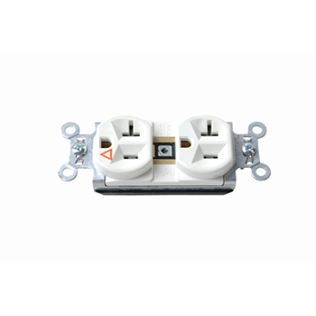 PlugTail® Isolated Ground Spec Grade Receptacles, 20A, 125V, White
