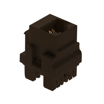 Product image for OnQ WP3458BR CAT5E RJ45 T568 A/B CO