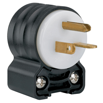 Extra-Hard Use (EHU) Angled Devices - Plug, Black & White