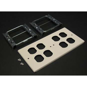 4047 Four-Gang Cover Four Duplex Openings