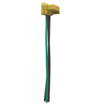 Pass & Seymour PTS6-STR3-277 15/20 Amp 120/277 VAC 1-Pole 3-Wire Stranded Green/Brown/Brown Polycarbonate AC Switch Connector Pass & Seymour PTS6-STR3-277 15/20 Amp 120/277 VAC 1-Pole 3-Wire Stranded Green/Brown/Brown Polycarbonate AC Switch Connector