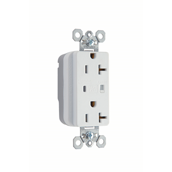 PlugTail® Extra Heavy-Duty Surge Protective Duplex Receptacle, White
