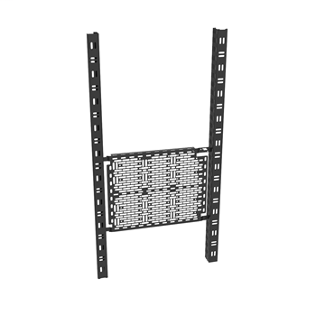 Lever Lock Kit for Vertical Wall-Mount Cabinet Front Door, 36-42" Split