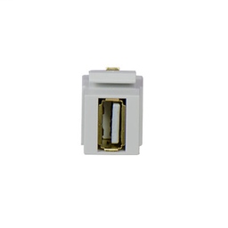 PASS WP1220-WH USB 2.0 A/A COUPLER INSERT, WH