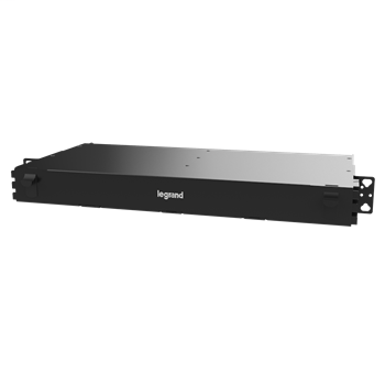 UHD Fiber Enclosure, Patch, UHD-B, 1U, Black, Concise
