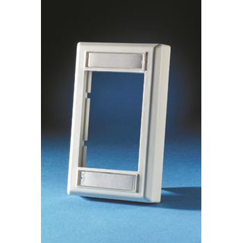 Series II Faceplate (single gang), .75" deep, Fog White