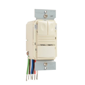Commercial Occupancy/Vacancy Sensor with Neutral, Light Almond