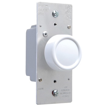 Rotary R Series Dimmer, White