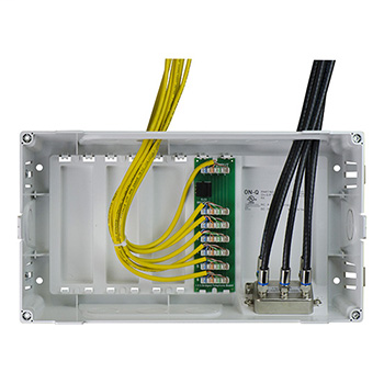 8" MDU Enclosure Kit (enclosure, cover, 6 way phone, 4 way video)