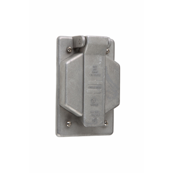 Power Interrupting Device Accessory - Aluminum Receptacle Cover with Gasket