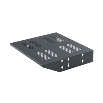 Equipment Shelf, Vented, 19" Mounting, 15.50"D