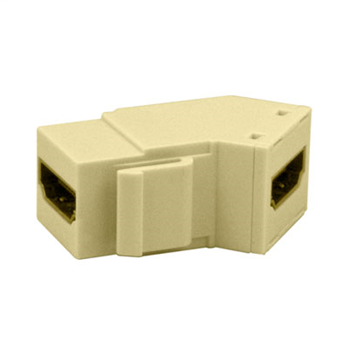 Product image for On-Q WP1234-IV Ivory HDMI Keystone Insert/Coupler