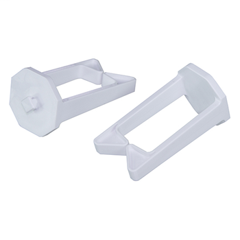 Q-Series Cable Retention Ring Kit, Pkg Of 4, White