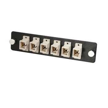 Q-Series™ 6-Strand, SC, PB Insert, MM, Beige SC Adapter Panel